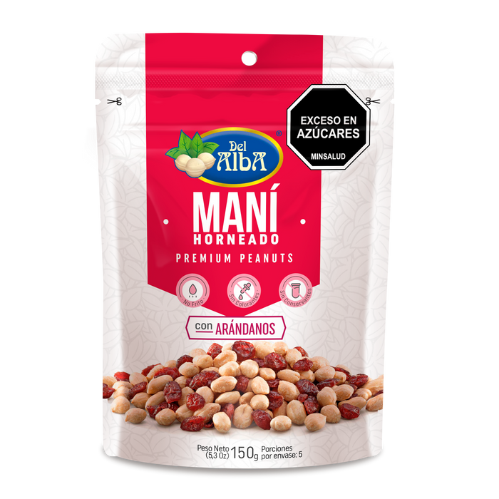Maní con Arándanos x 150g | Snacks Kosher