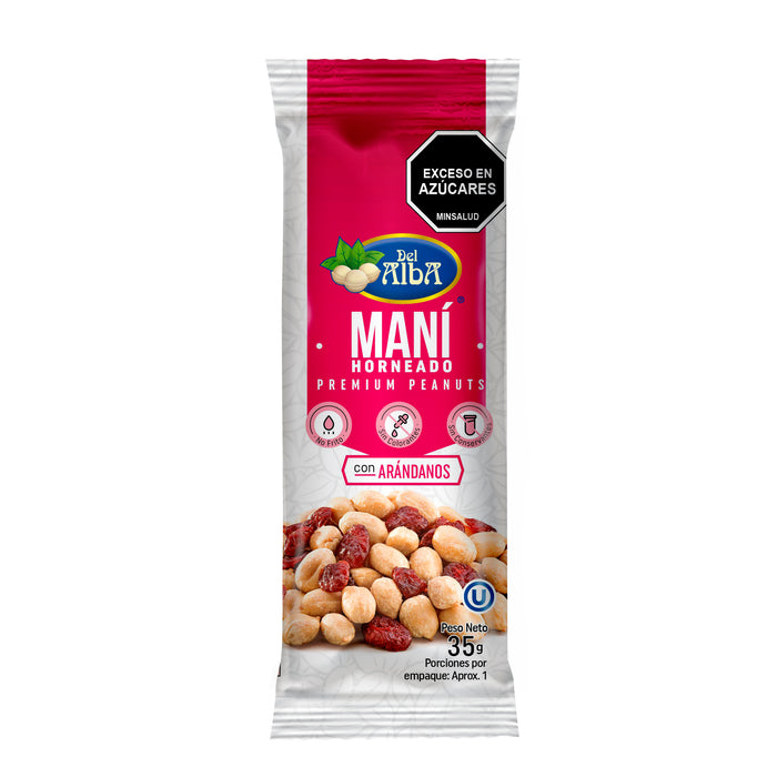 Maní con Arándanos x 35g | Snacks Kosher