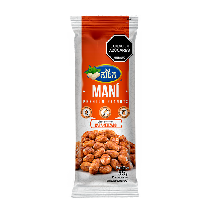 Maní Horneado Ligeramente Caramelizado x 35g