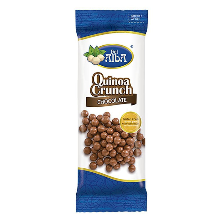 Quínoa Crunch cubierto con Chocolate x 25g - Del Alba