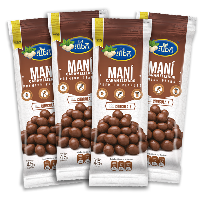 Pay 3 Get 4 - Chocolate Peanuts x45g