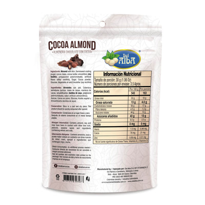 Almendra con Cocoa x 100g - 12 Unidades