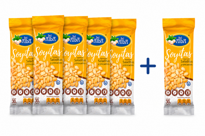 Pague 5 lleve 6 - Soyitas Saladitas x 30g