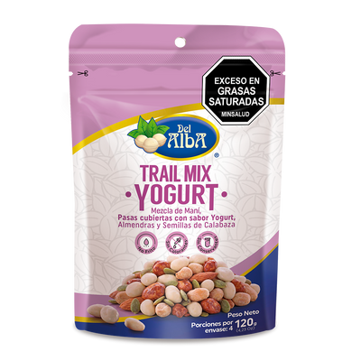 Trail Mix con Yogurt 120g - 12 Unidades - Frutos Secos con Yogurt