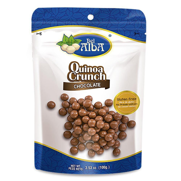 Quínoa Crunch cubierto con Chocolate x 100g - Del Alba